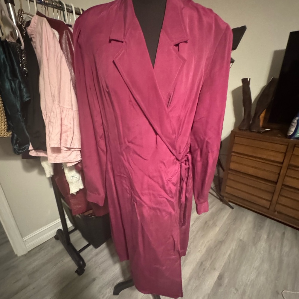 August Silk Fuchsia Garment